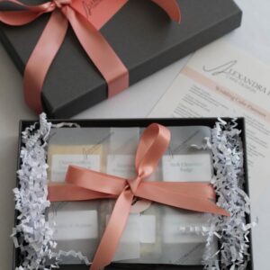 Alexandra Hughes Cake Design Luxury Wedding Cake Taster Box packaged