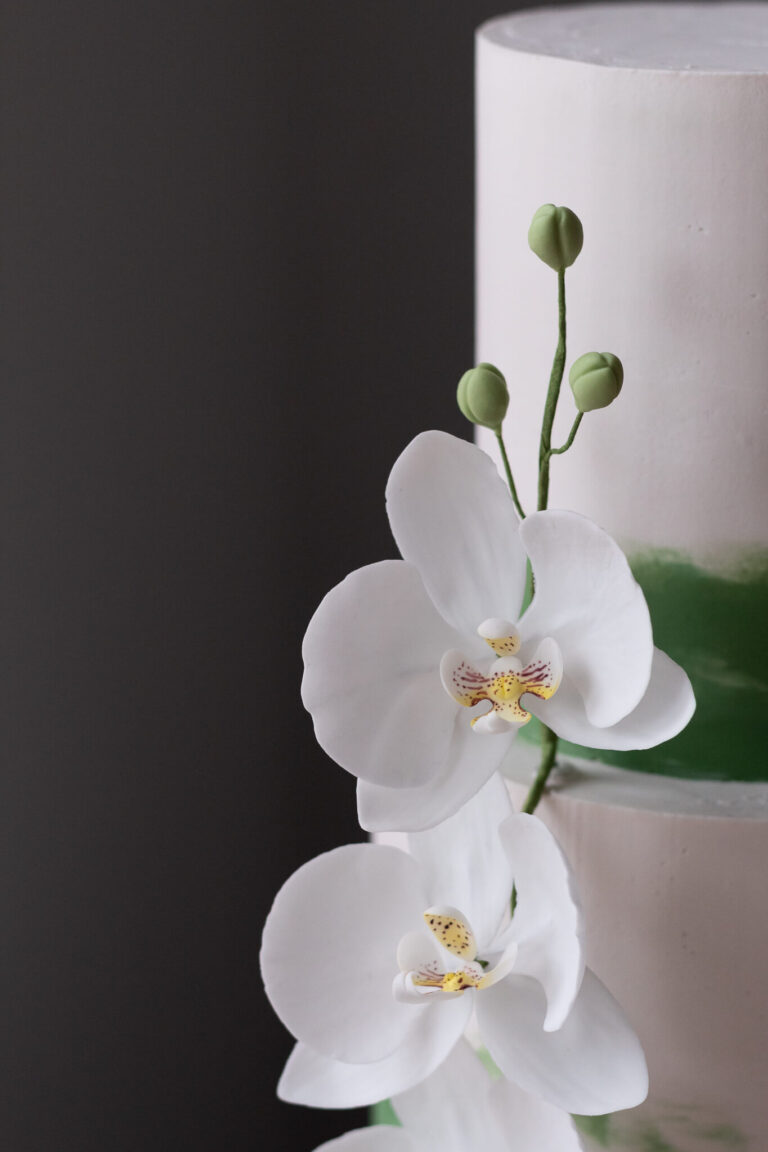 handmade sugar orchids